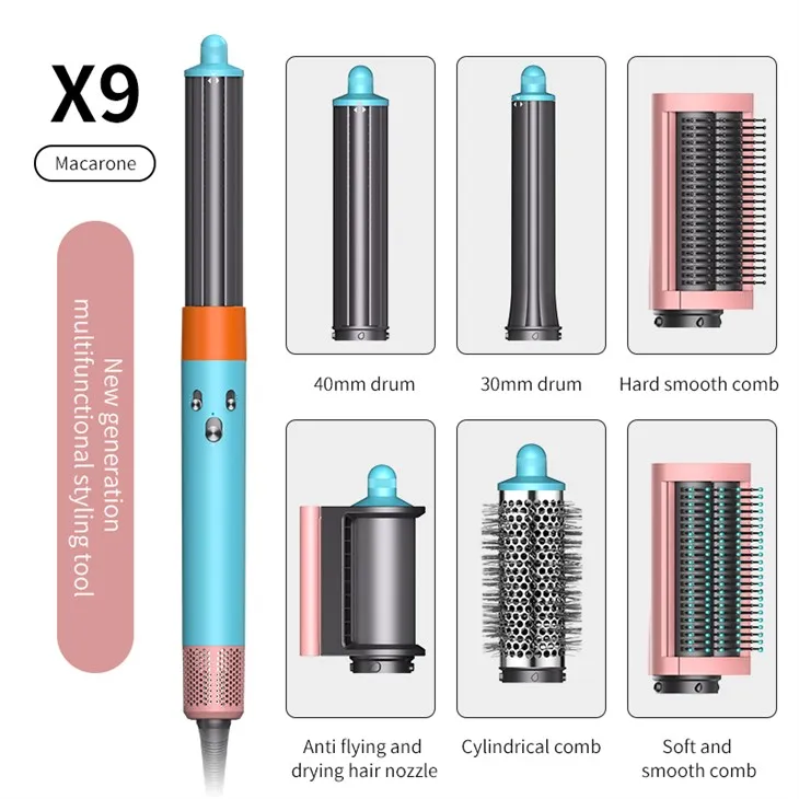 4 hauv 1 Multifunctional Curling Iron